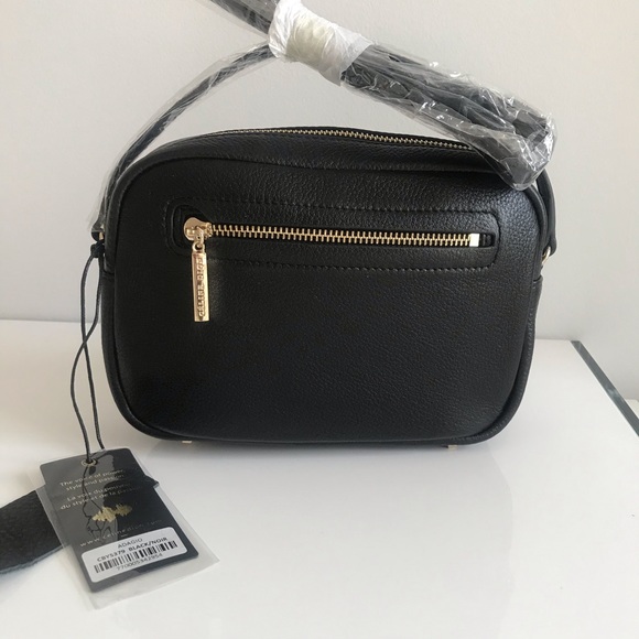 Celine Dion Black Pebble Leather Shoulder Crossbody Bag- Gold hardware - Picture 9 of 16